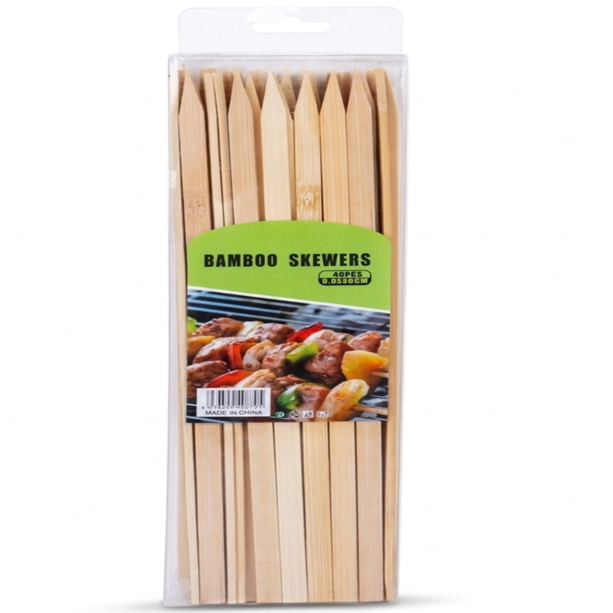 Bambo Stick Skewers 0.9x30cm 40 Pieces