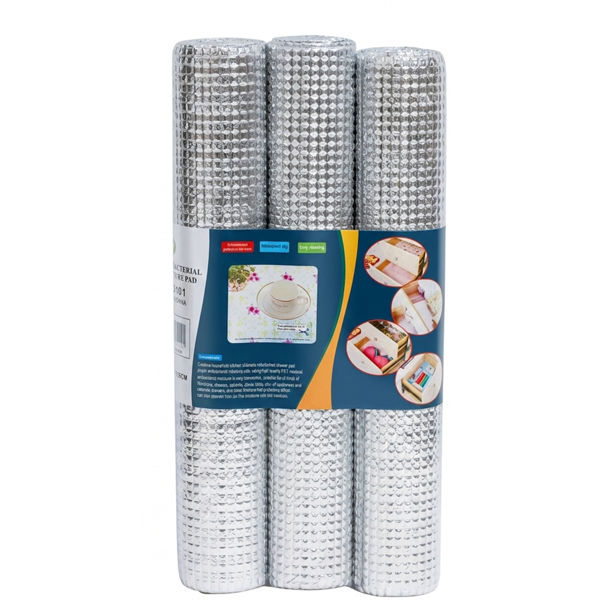 Anti-Bacterial Drawer Liner Pad Plactic Storage Set