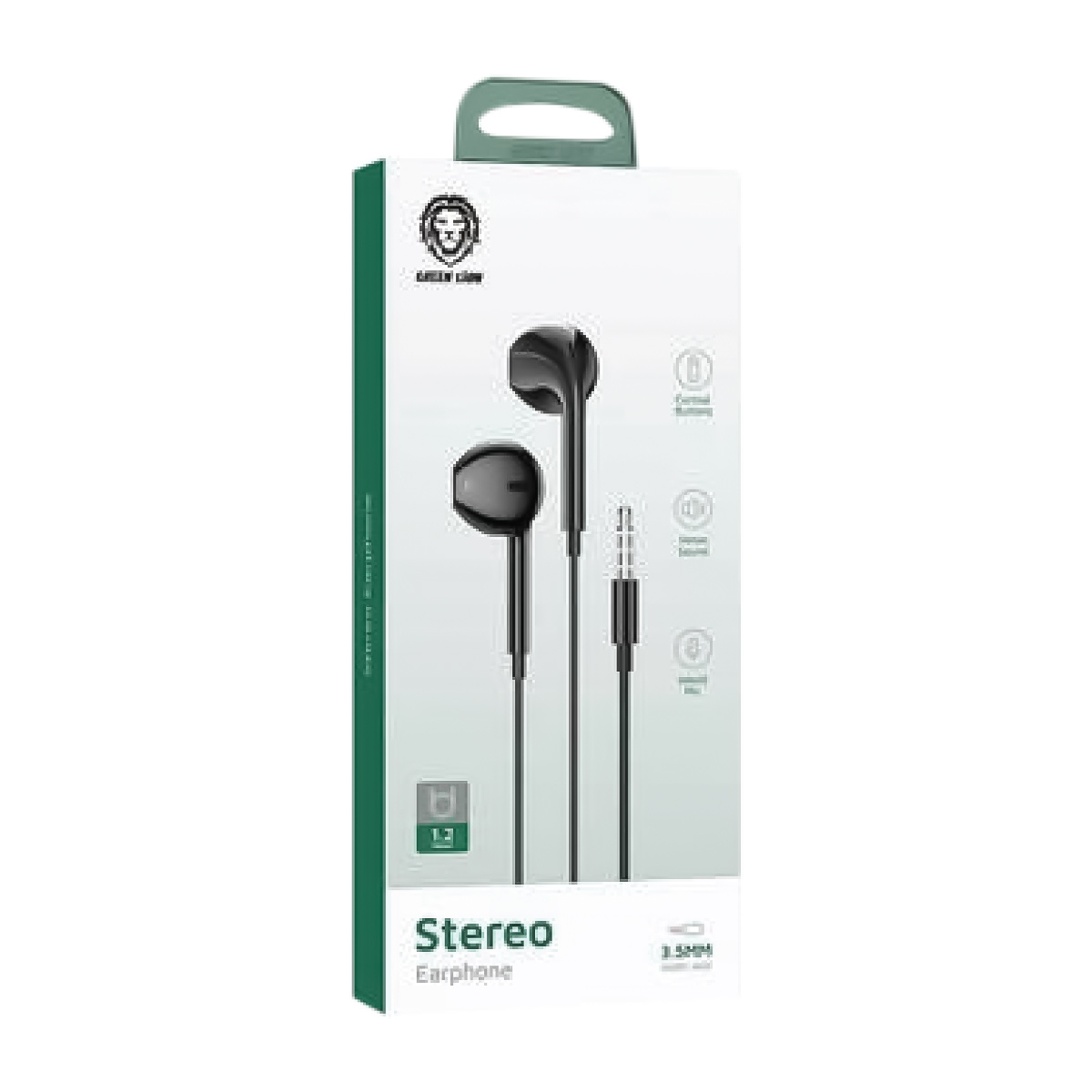 Green Lion Stereo Earphone 3.5mm
