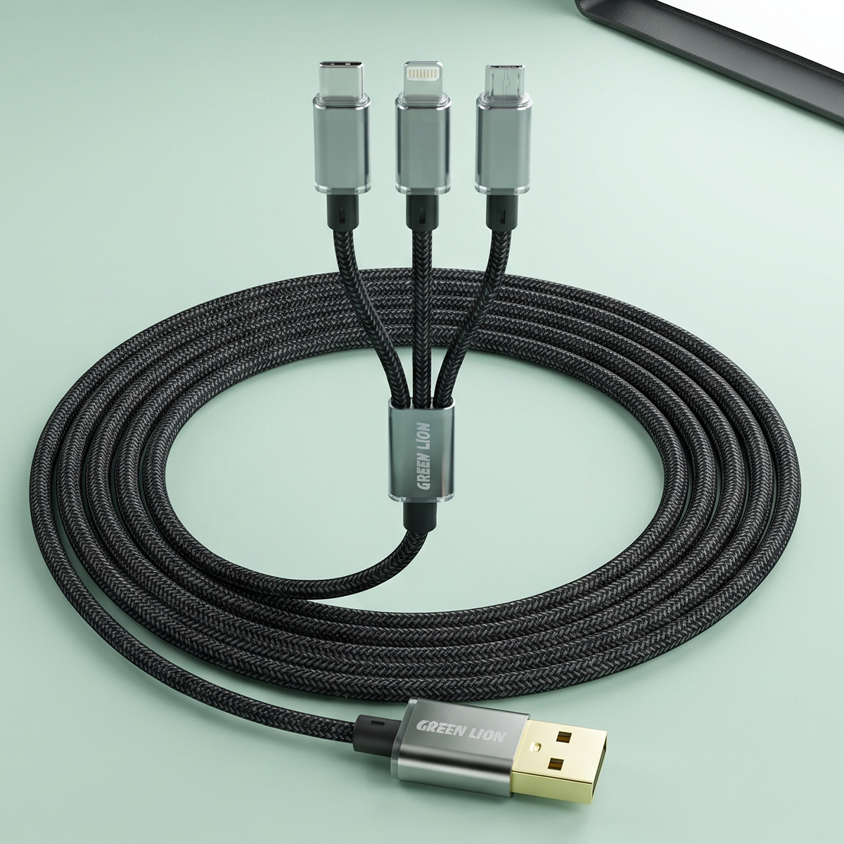 Green Lion Multi Cable 3 In 1
