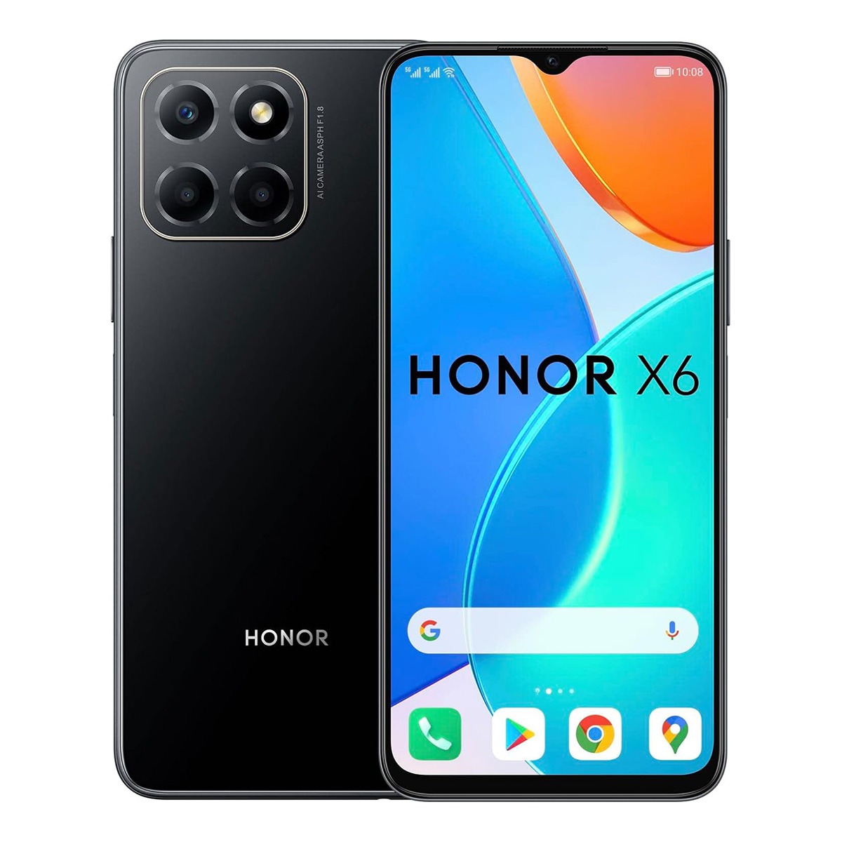Honor X6 Mobile Phone (6GB,128GB) Midnight Black