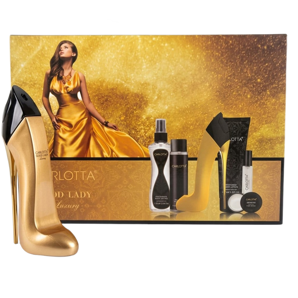 مجموعة هدايا عطور نسائية مكونة من 6 قطع