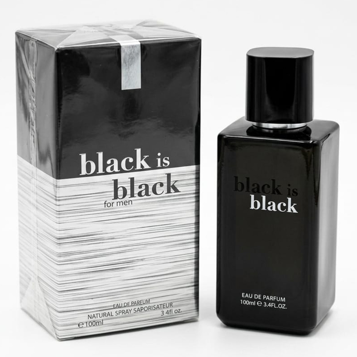 Black Is Black Mens Perfume 100ml
