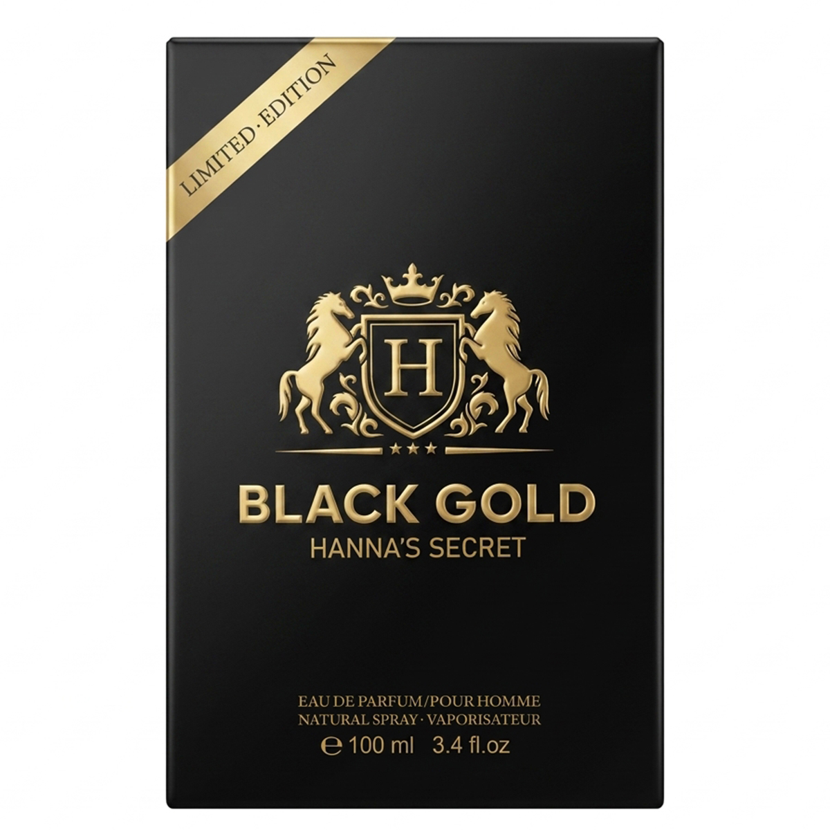 Hanna's Secret Black Gold Eau de Parfum for Men 100ml
