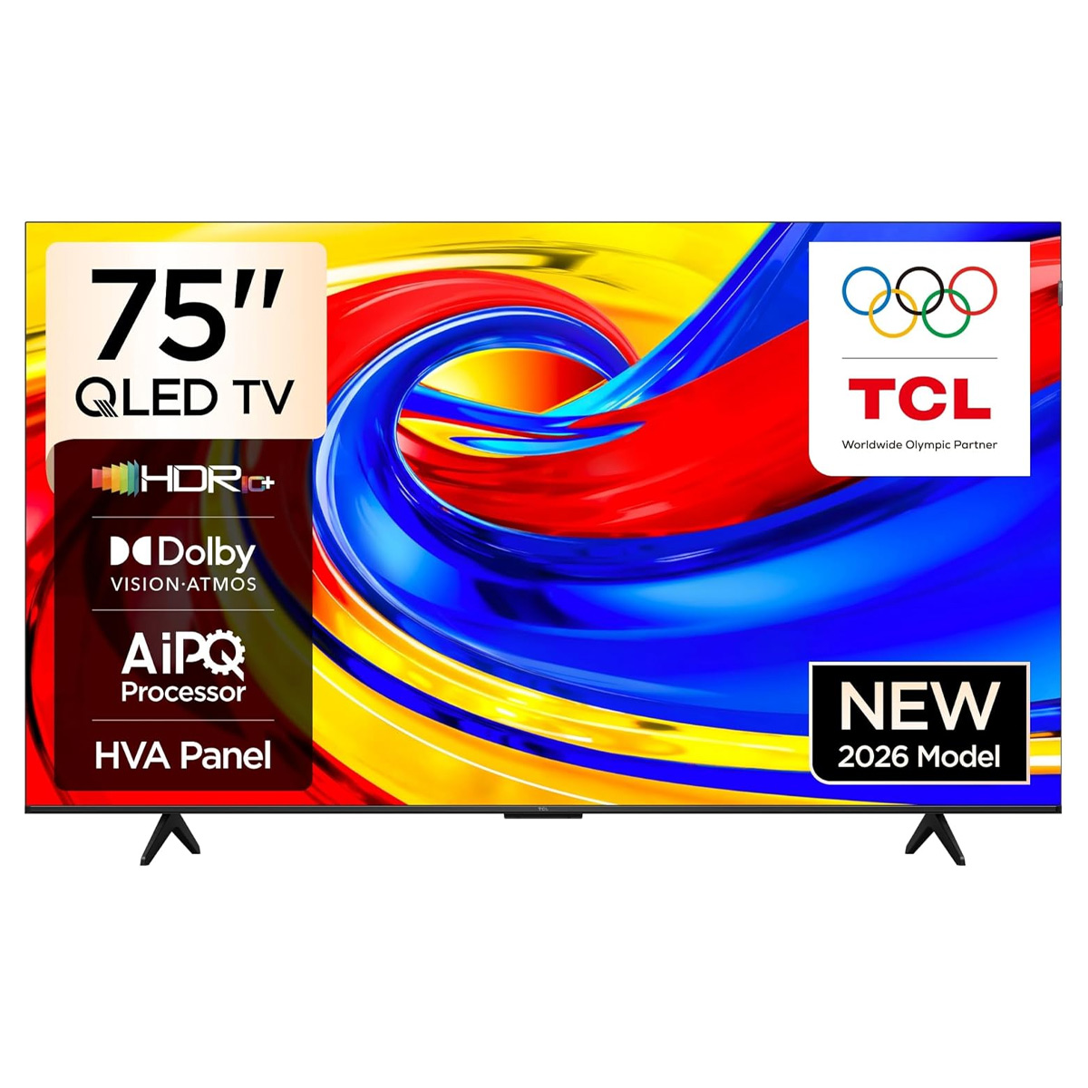 TCL 75 Inch 4K QLED, Google Smart TV 75P7L