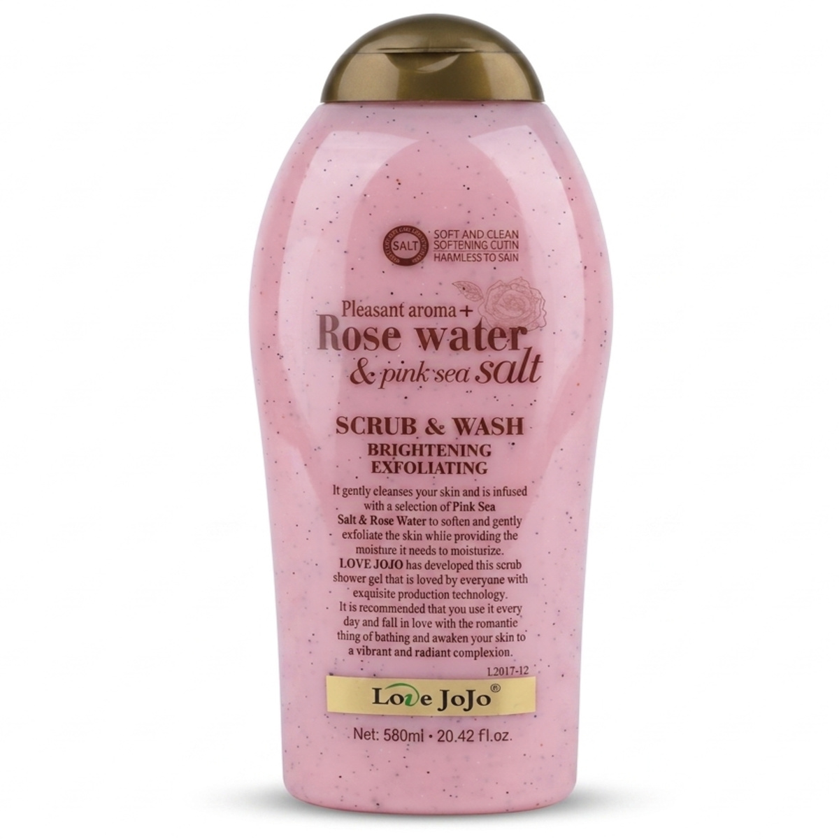 Love JoJo Rose Water Body Scrub & Wash 580ml