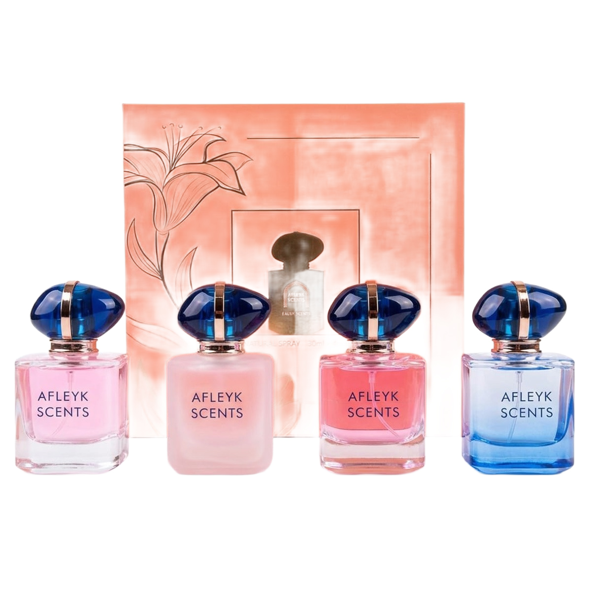 مجموعة هدايا عطور نسائية 30 مل × 4