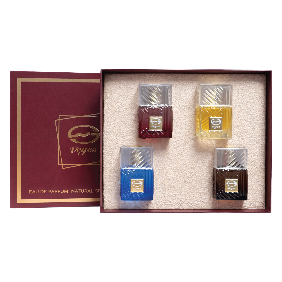 Veyes Eau De Parfum Natural Spray For Men 4x30ml Set