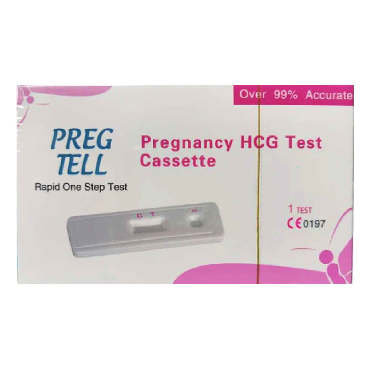 Preg Tell Pregnancy HCG Test Cassette
