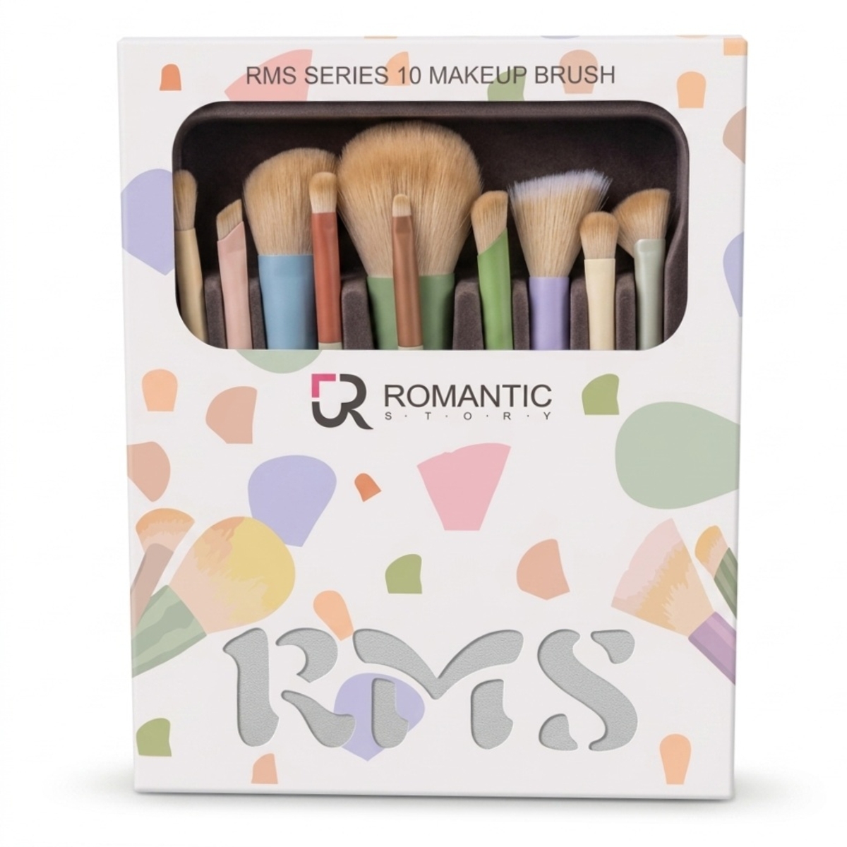 RMS Series 10 Makeup Brush Set 10 Pieces