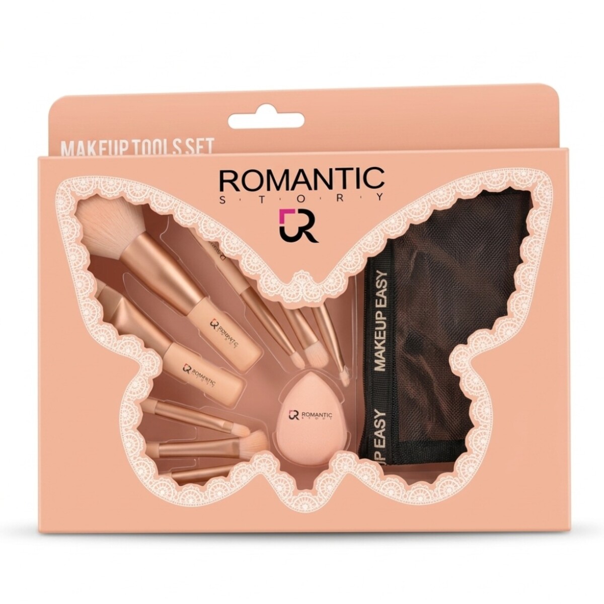 Romantic Story Makeup Brush Set 8 Pieces