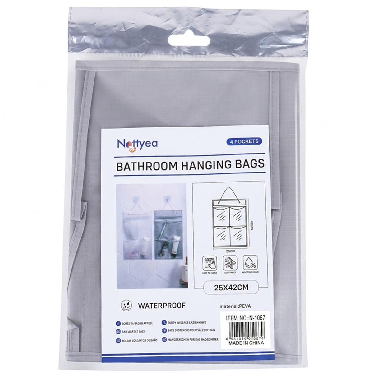 Nattyea Bathroom Hanging Bags