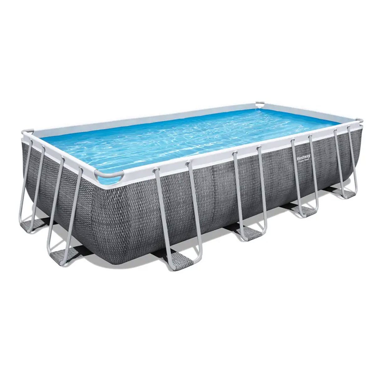 Bestway Power Steel Rectangular Pool Set 16x8x4ft
