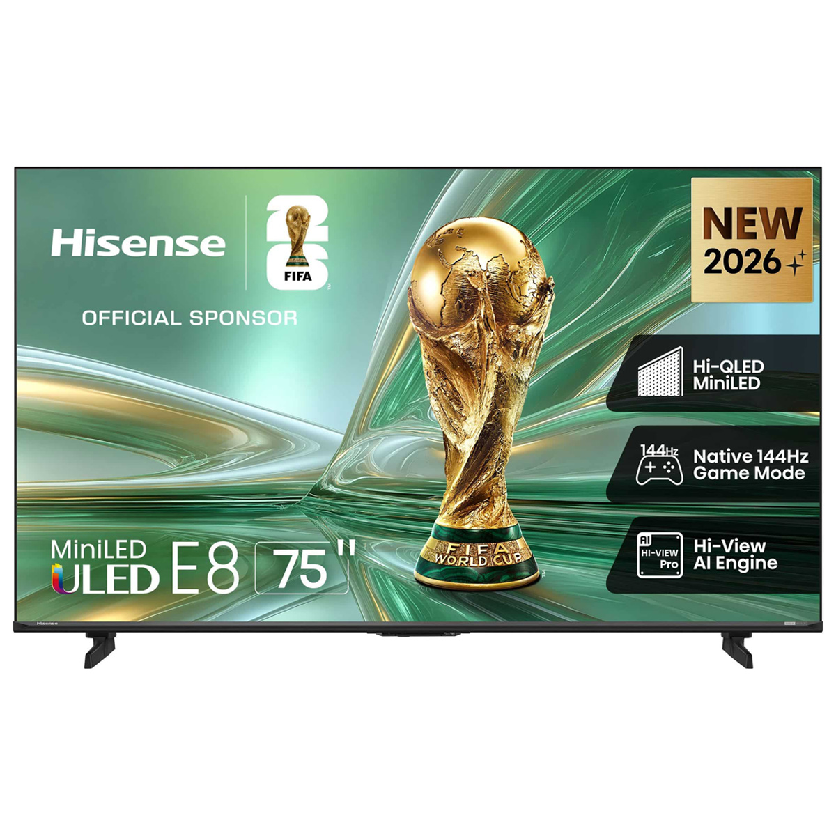 Hisense 75 Inch Mini LED ULED E8 Smart TV 75E8S