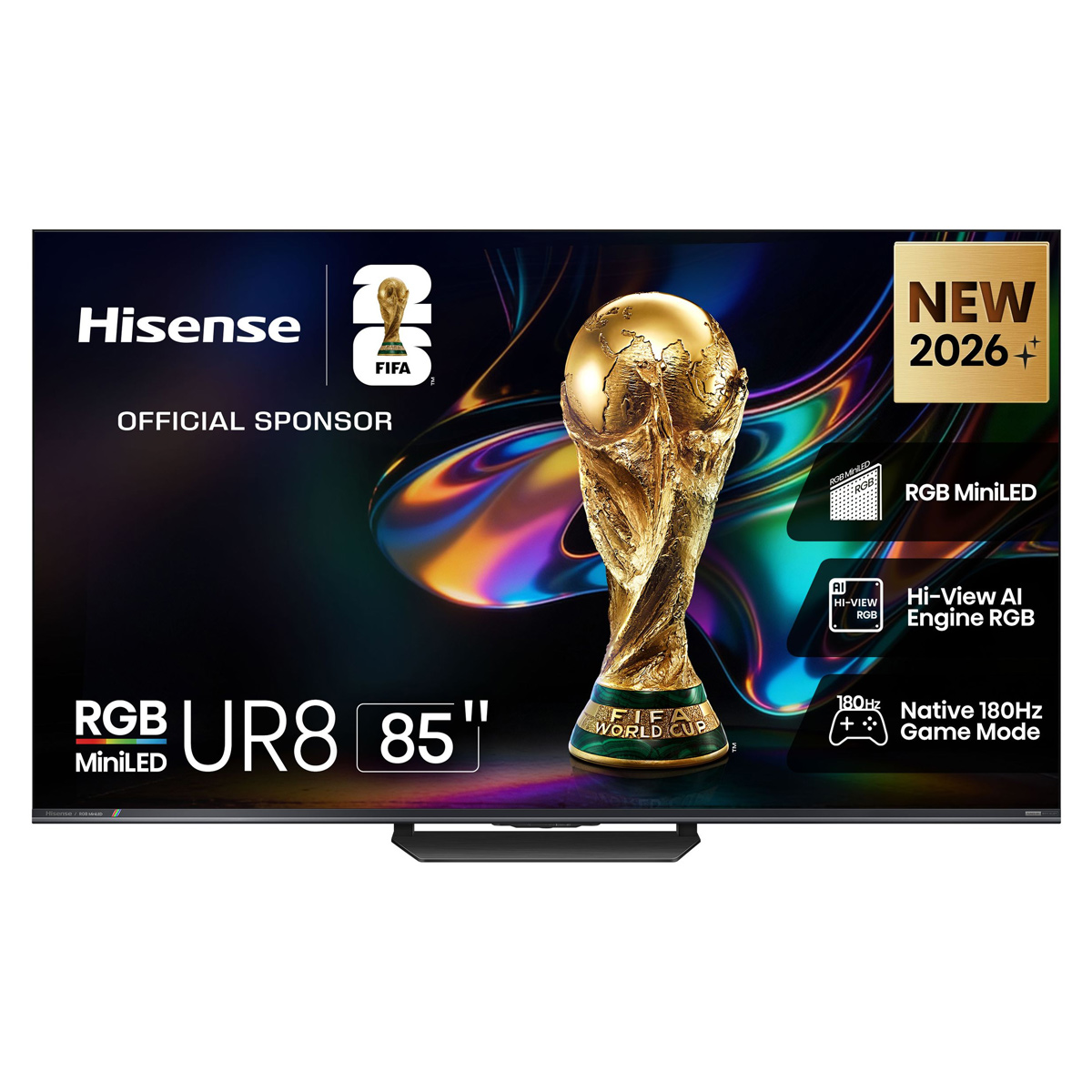 Hisense 85 Inch RGB Mini LED UR8 Smart TV 85UR8S