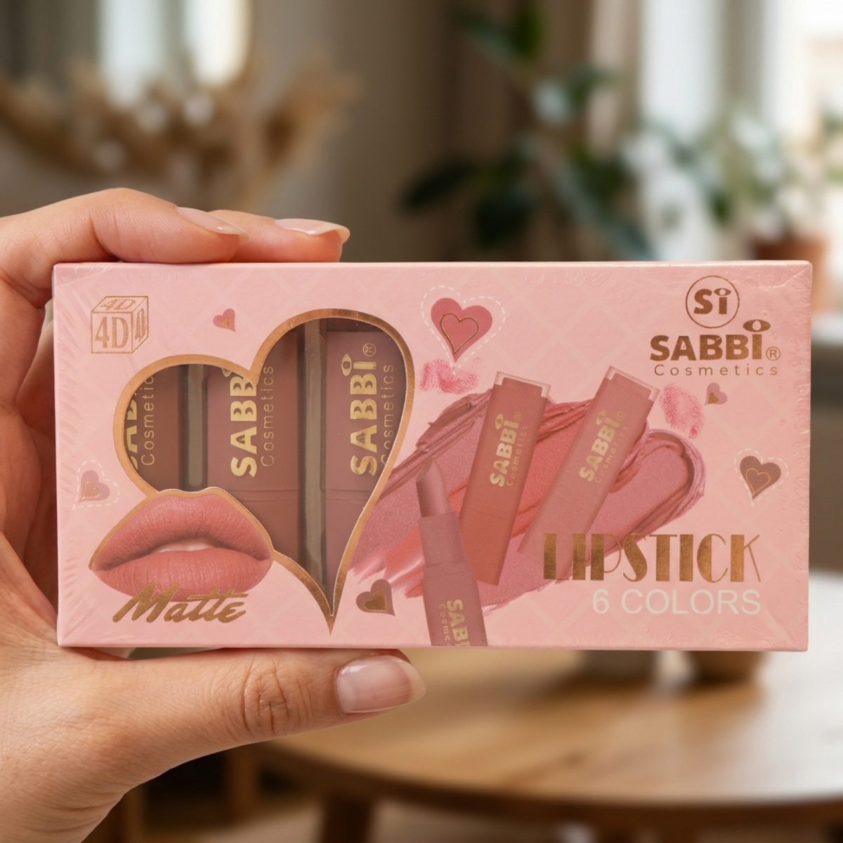 Sabbi Matte Lipstick Set 6 Colors