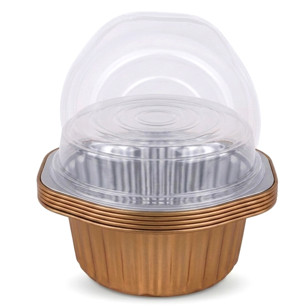 Velvet Aluminium Foil Trays 138x128x50mm