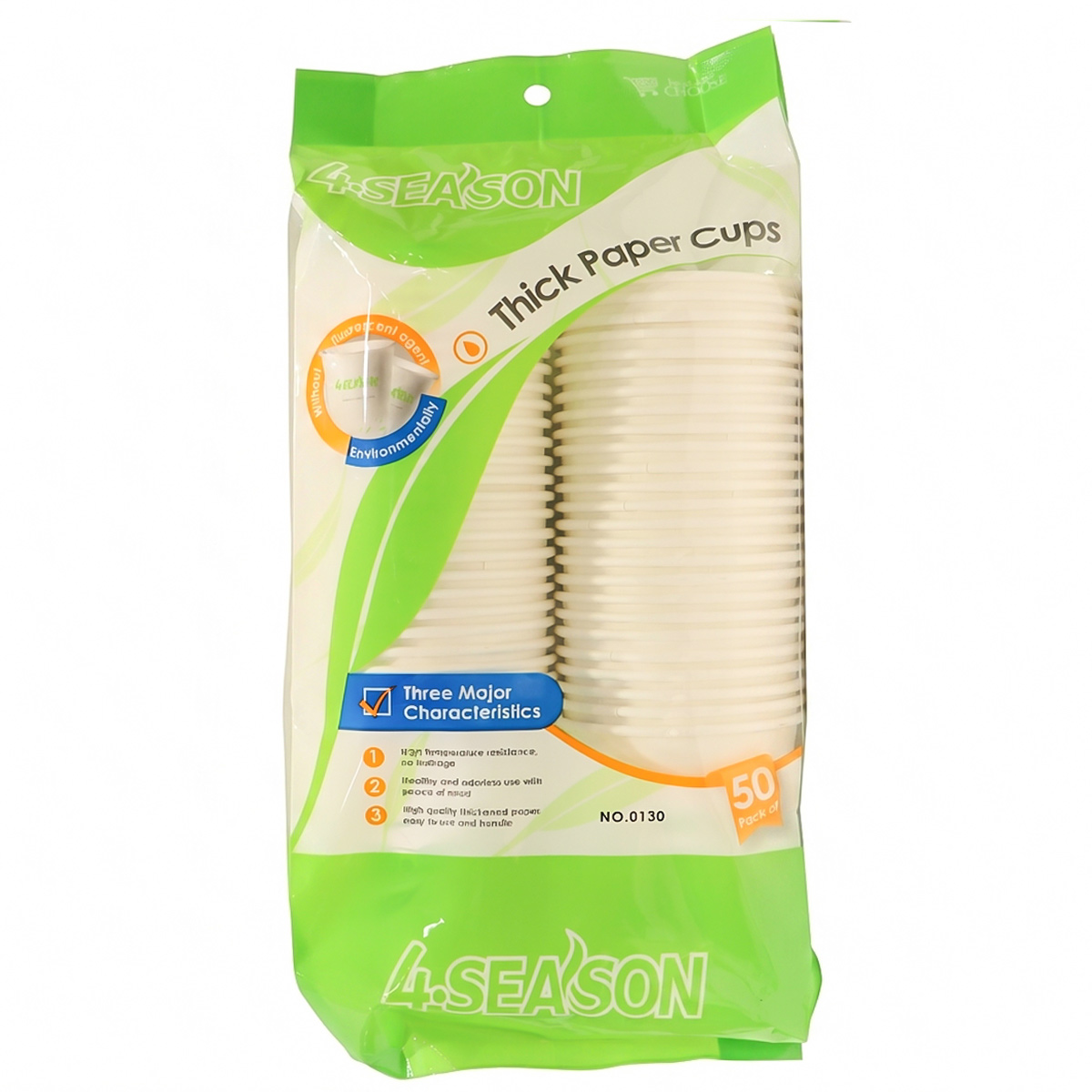 4 Season Thick Paper Cups 50 Pieces