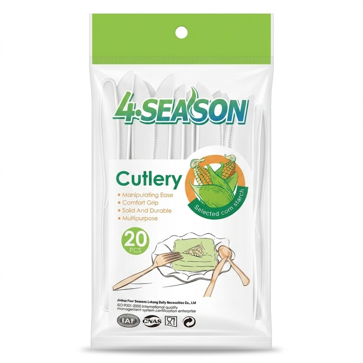 4-Season Disposable Cutlery Knives 20 Pieces