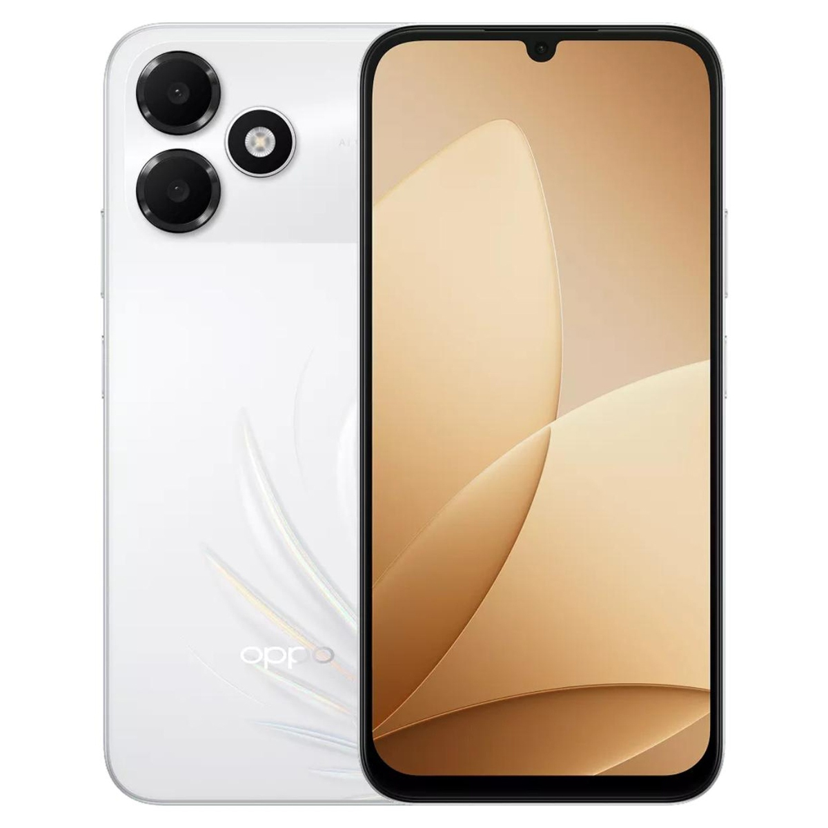 Oppo A6C (4GB,128GB) Feather White