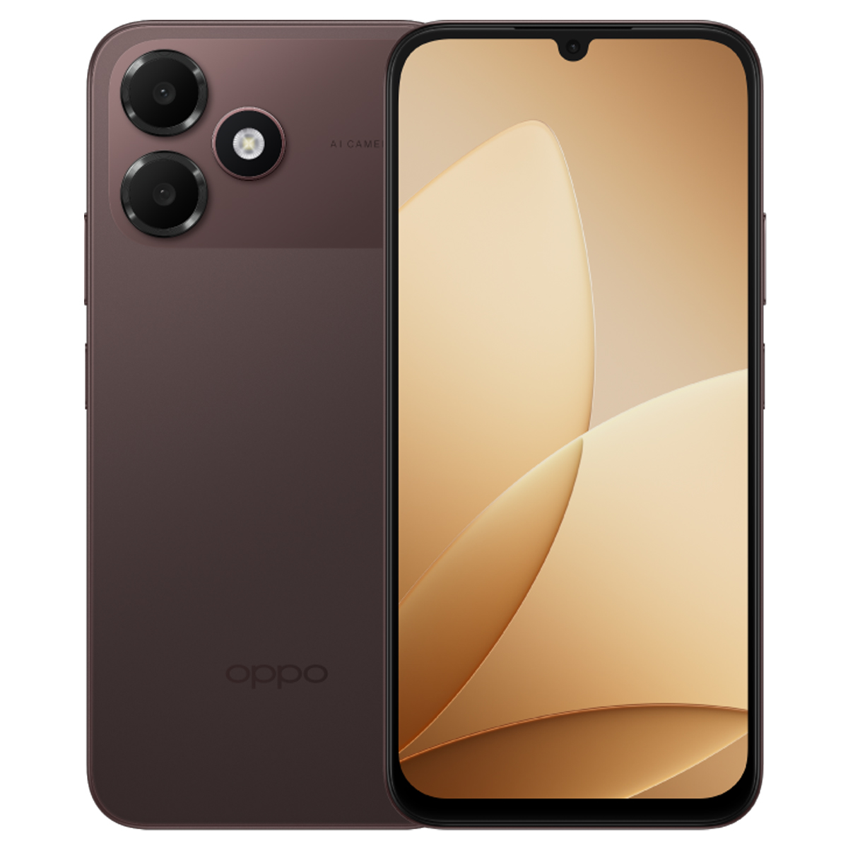 Oppo A6C Mobile Phone (4GB,128GB) Stone Brown