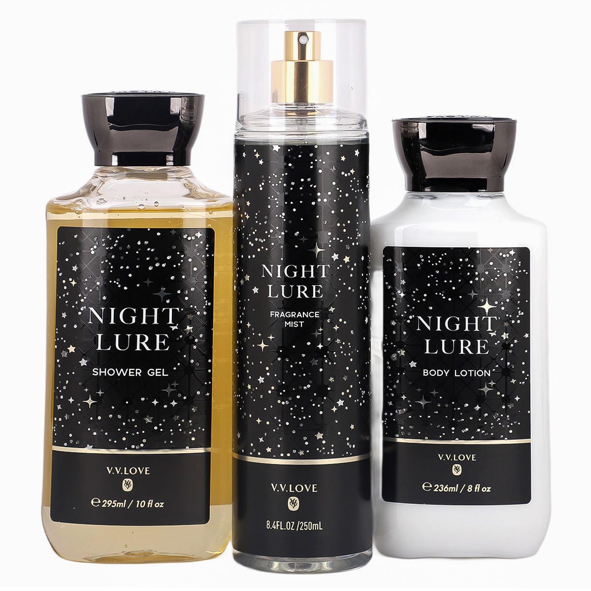 Body Line Women Perfume Shower Gel Body Lotion 3pcs Set