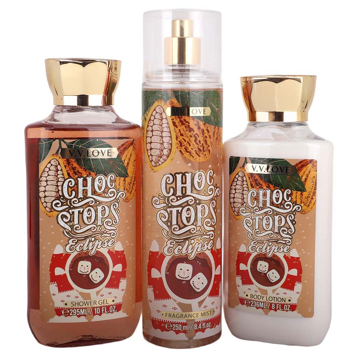 Body Line Women Perfume Shower Gel Body Lotion 3pcs Set