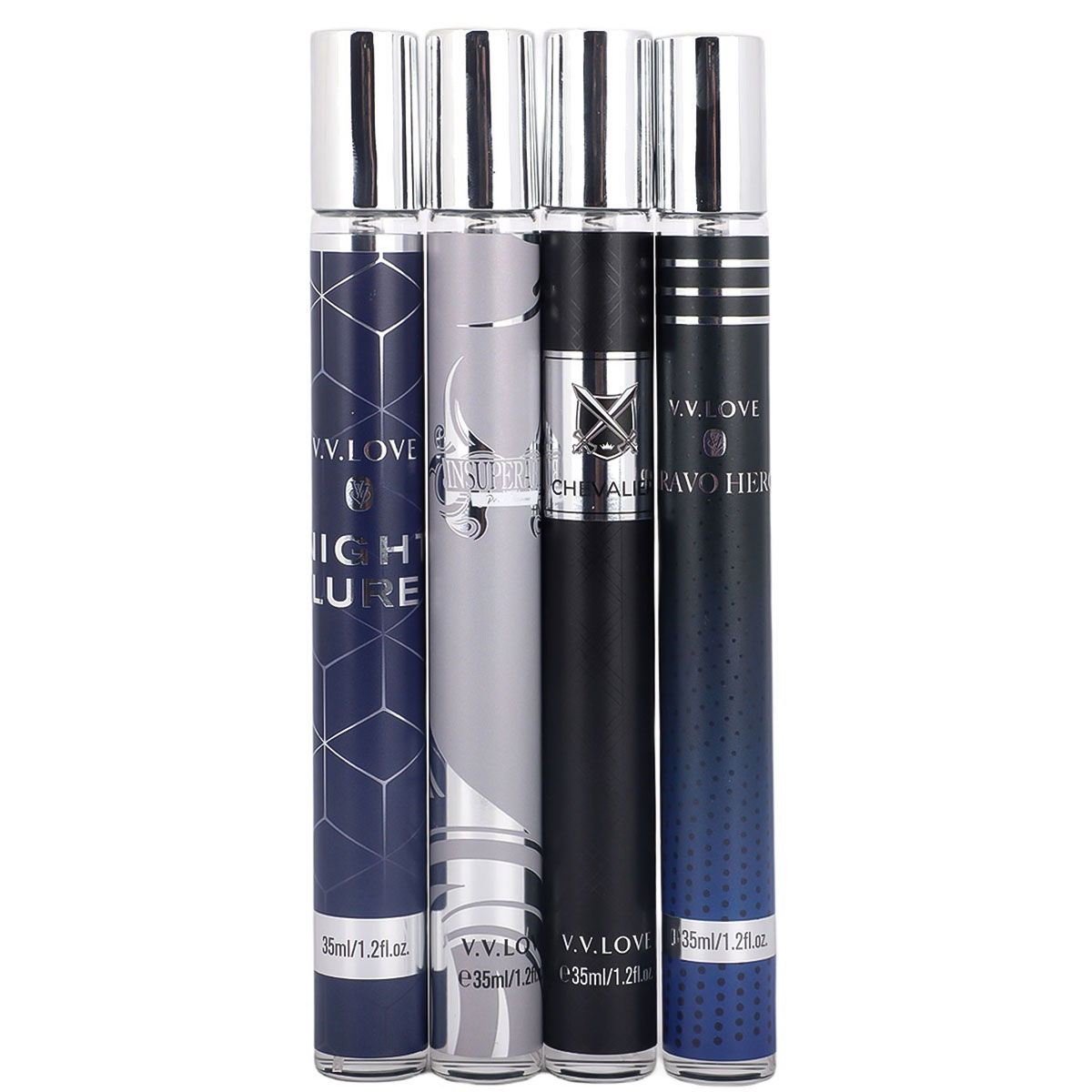مجموعة عطور رجالية هدية، 4 × 35 مل