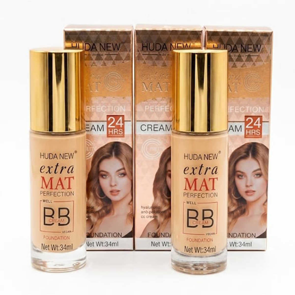 Huda New Extra Mat Perfection Bb Cream Foundation 34ml