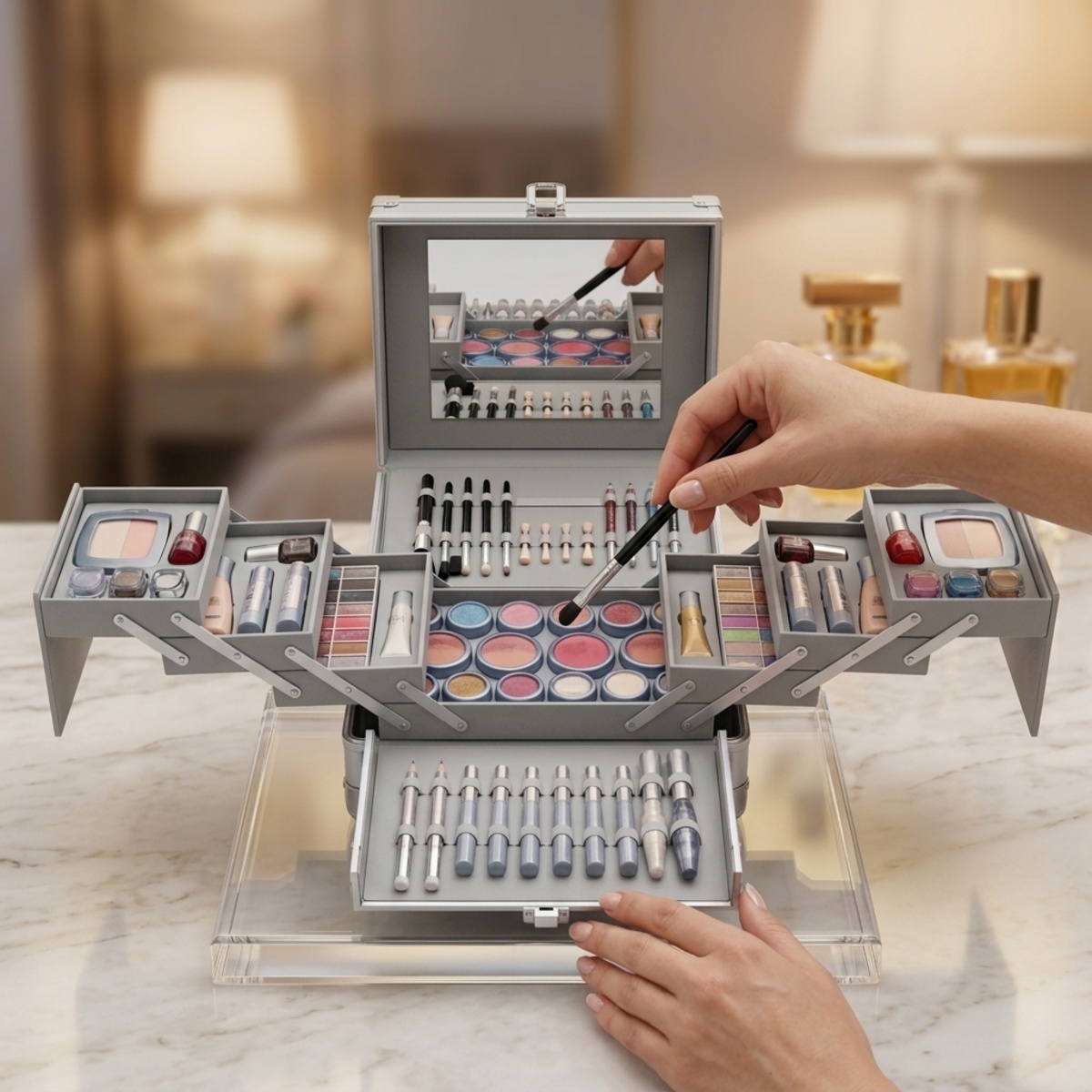 Max Touch Make-Up Kit Vanity Case