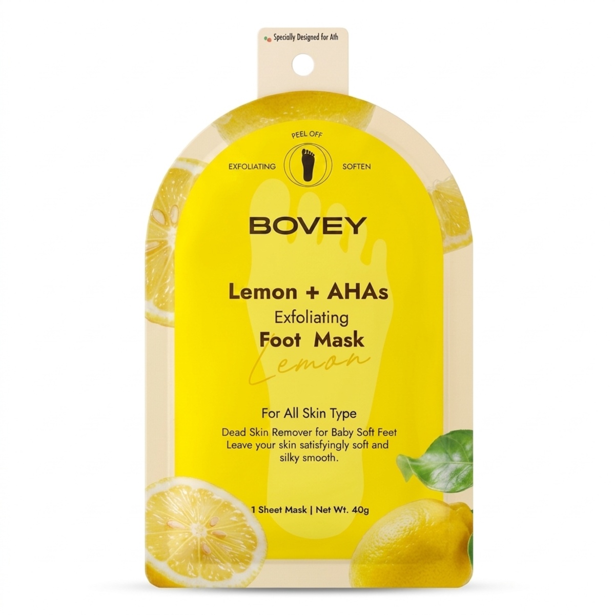 Bovey Lemon Foot Mask 40g