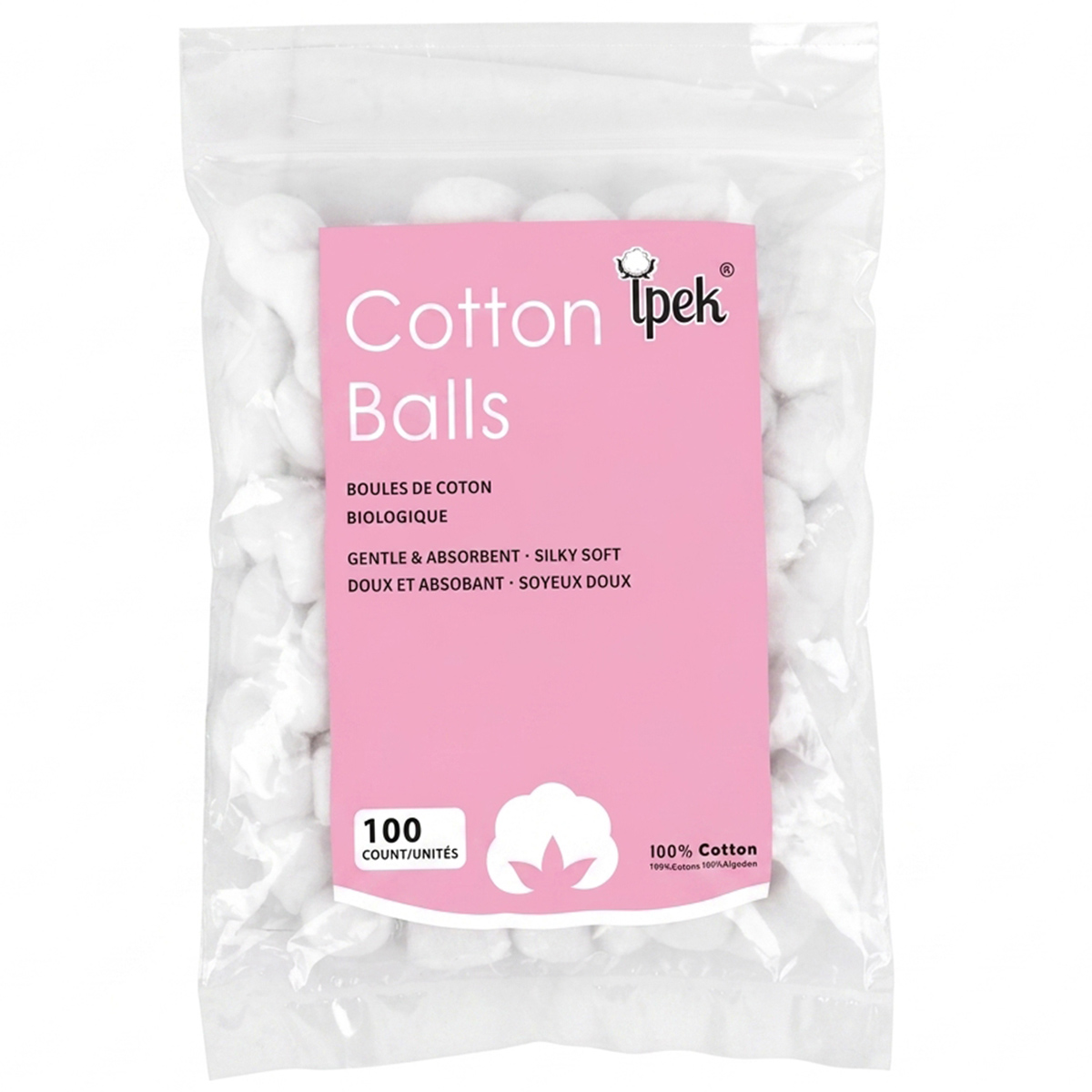 Ipek Cotton Balls 100 Pieces