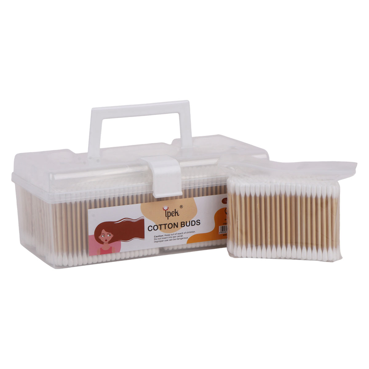 YIpek Cotton Ear Swabs 1200 Buds