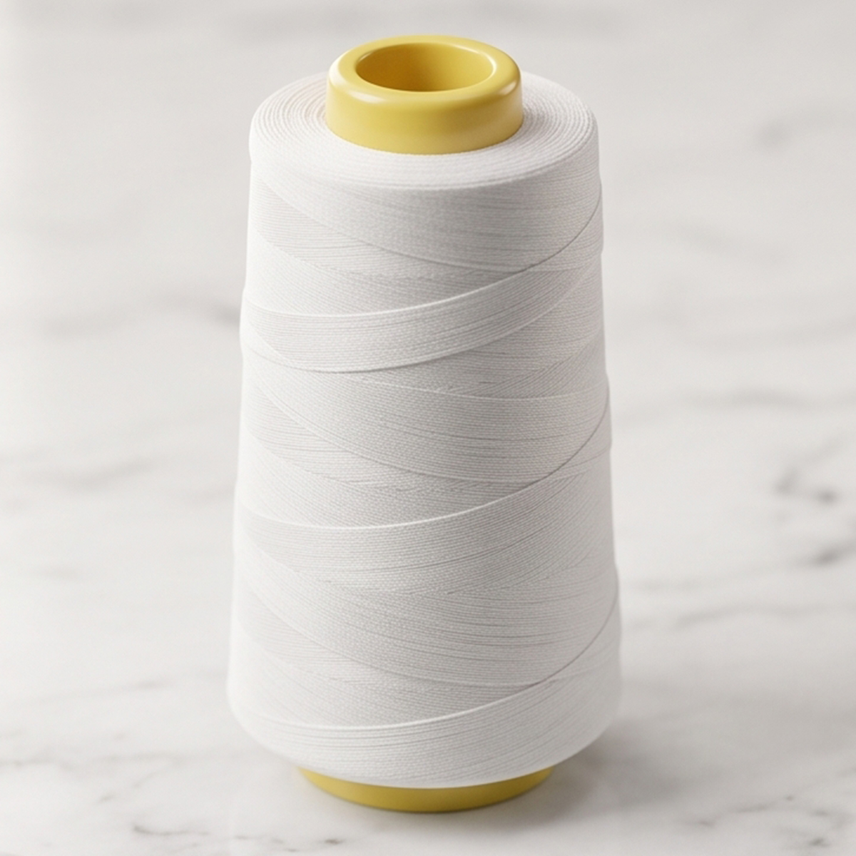 White Sewing Thread, Single