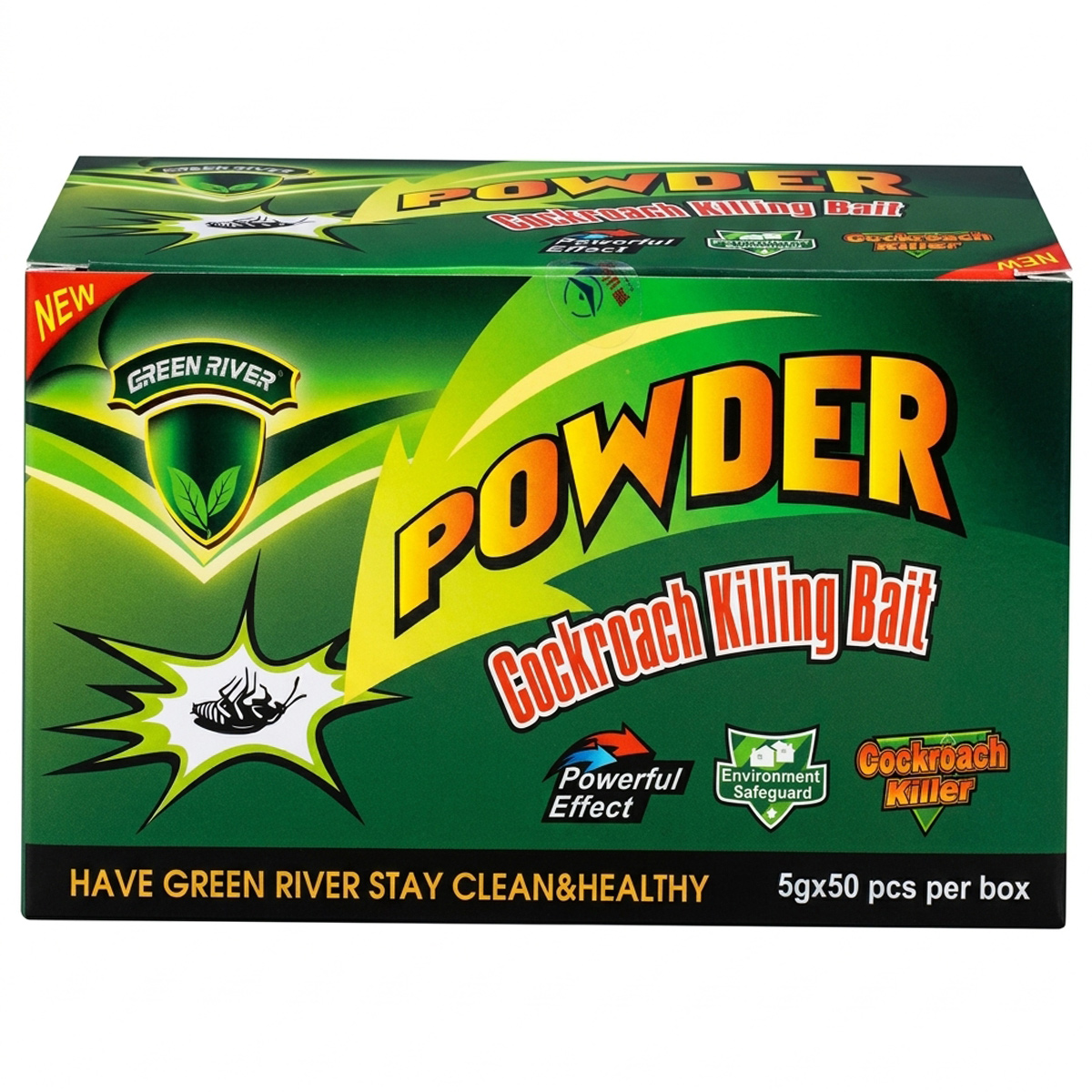 Green River Cockroach Killing Bait Powder 50x5g