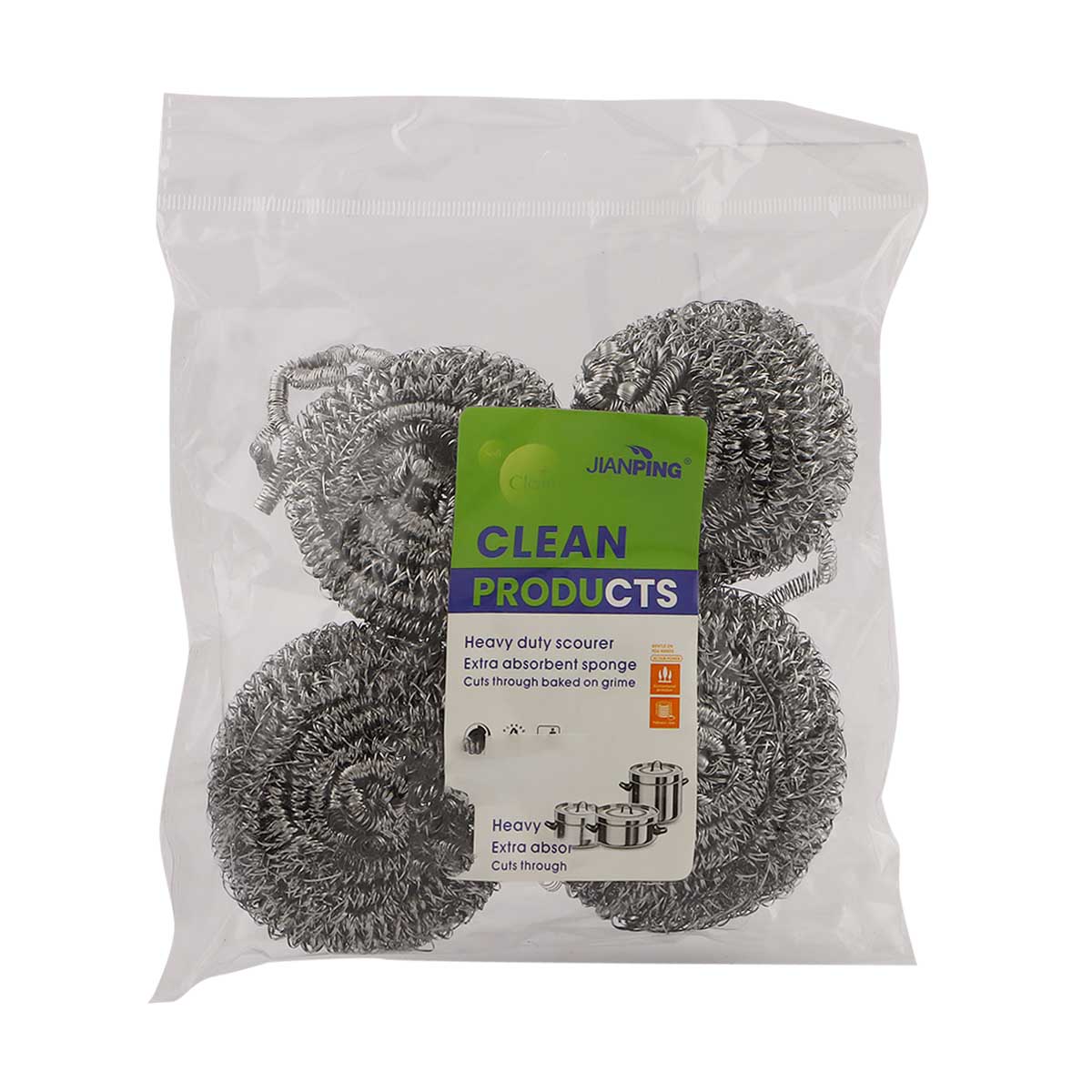 Jianping Stainless Steel Scourer 1 Pack
