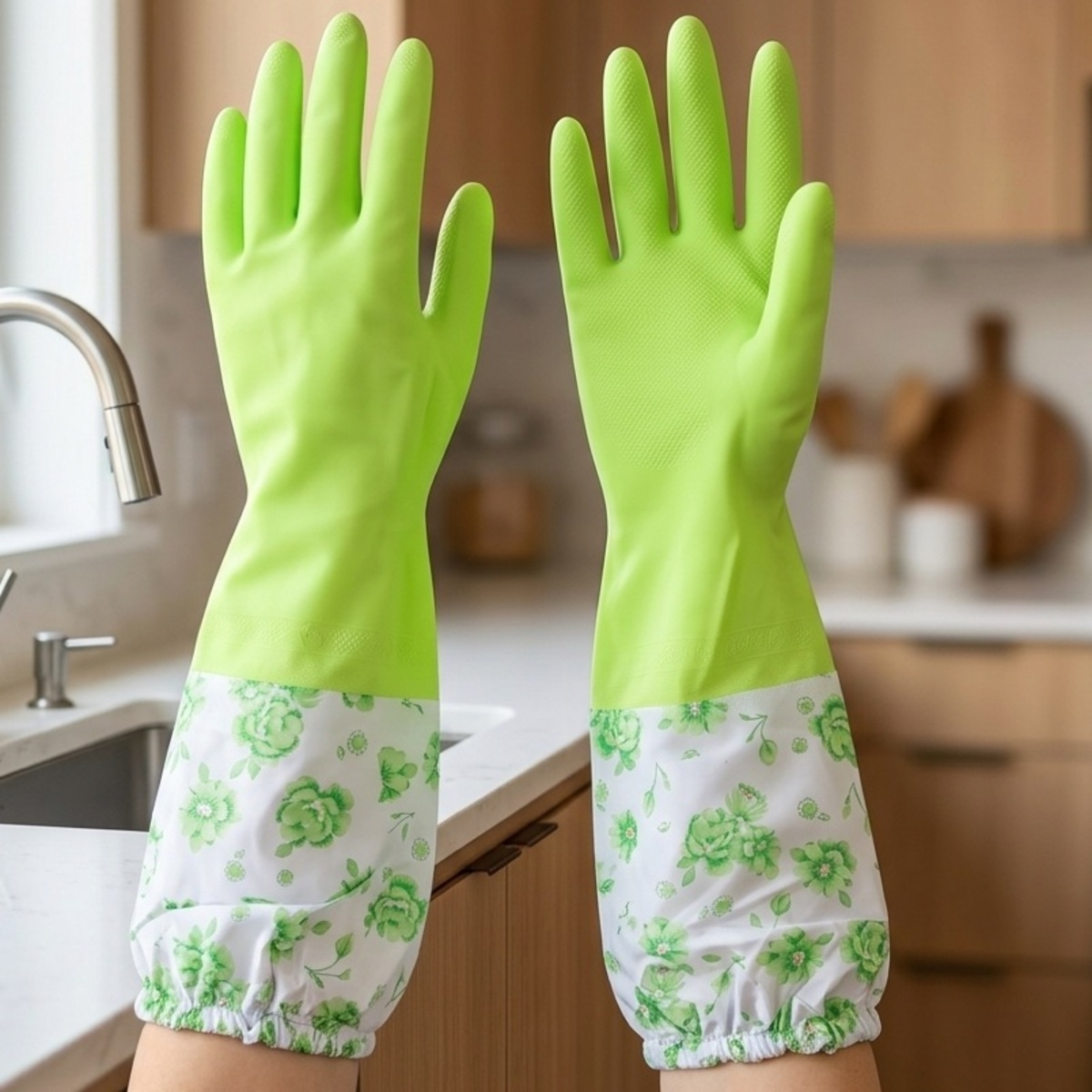Kitchen Gloves Floral