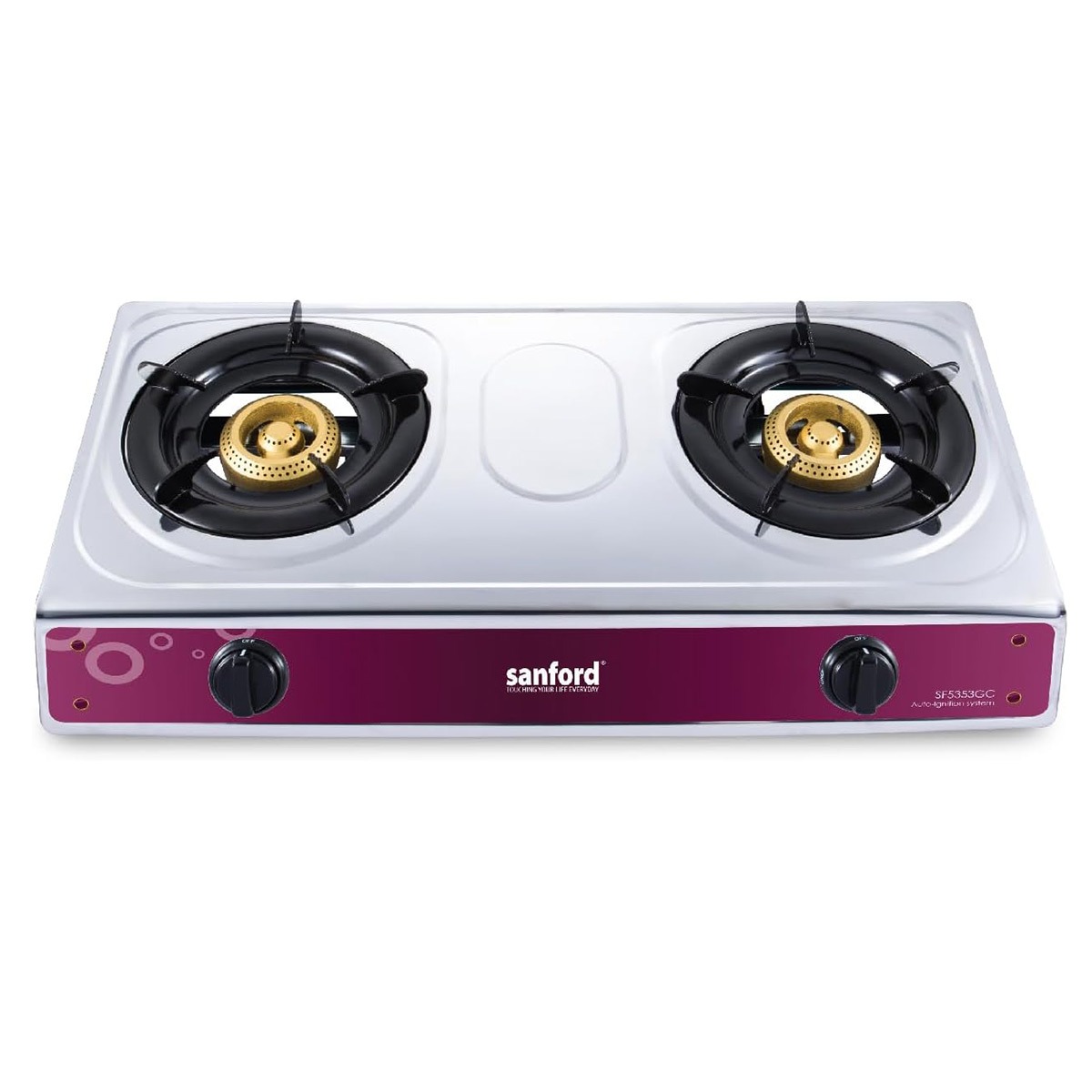 Sanford Gas Stove Stainless Steel Double Burner - SF5353GC
