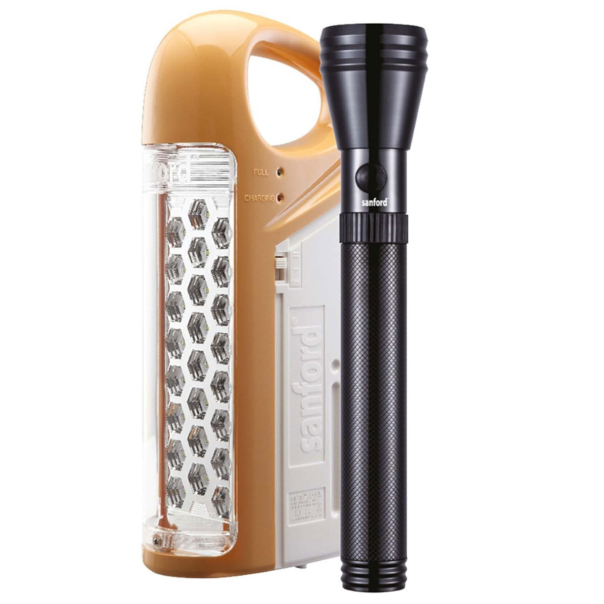 Sanford Search Light Rechargeable + Torch - SF6213SEC