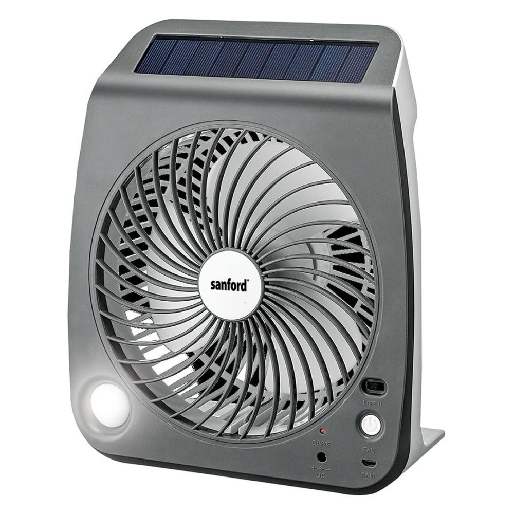 Sanford 7 Inch Rechargeable Solar Table Fan SF6654RTF
