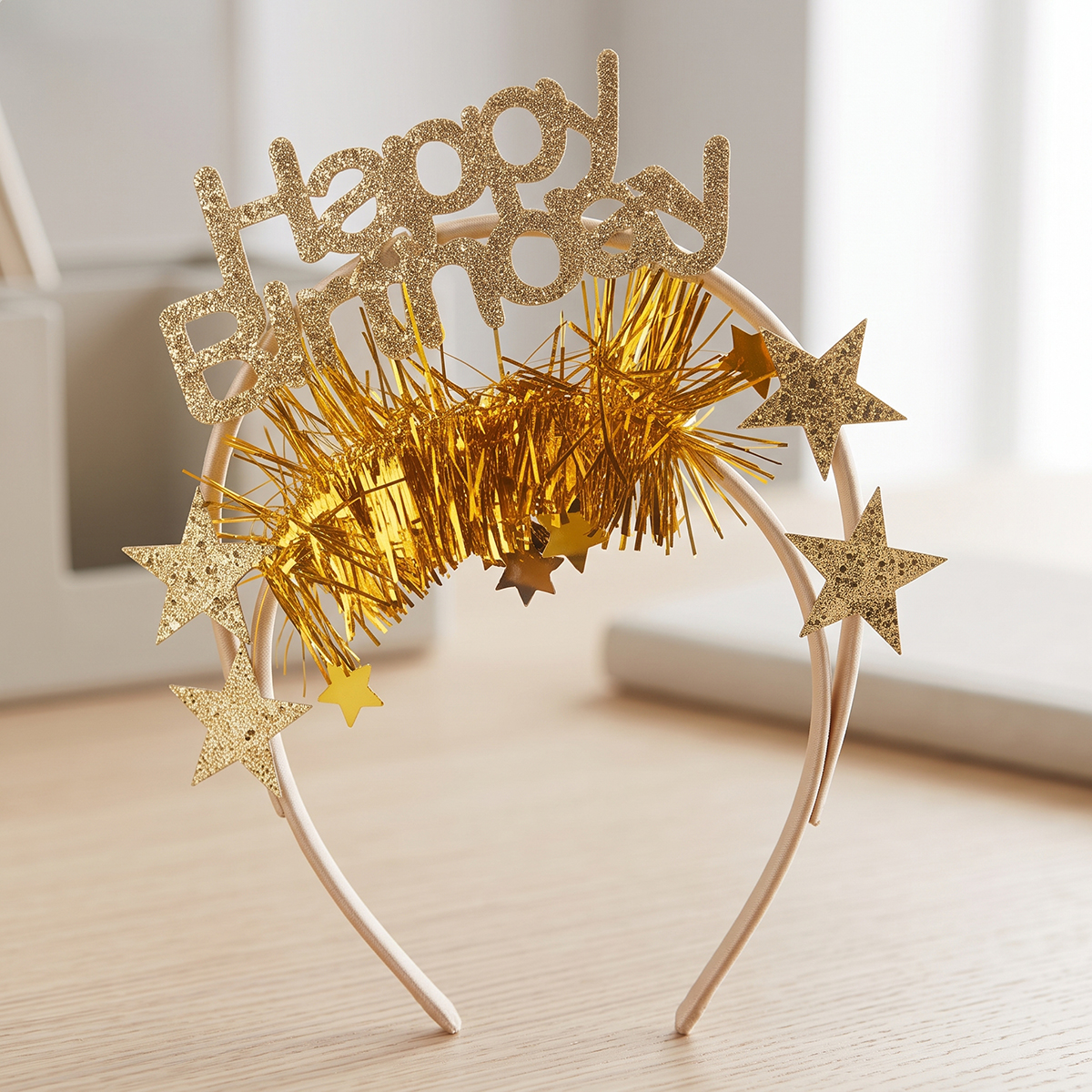 Italo Gold Glitter Birthday Party Hairband