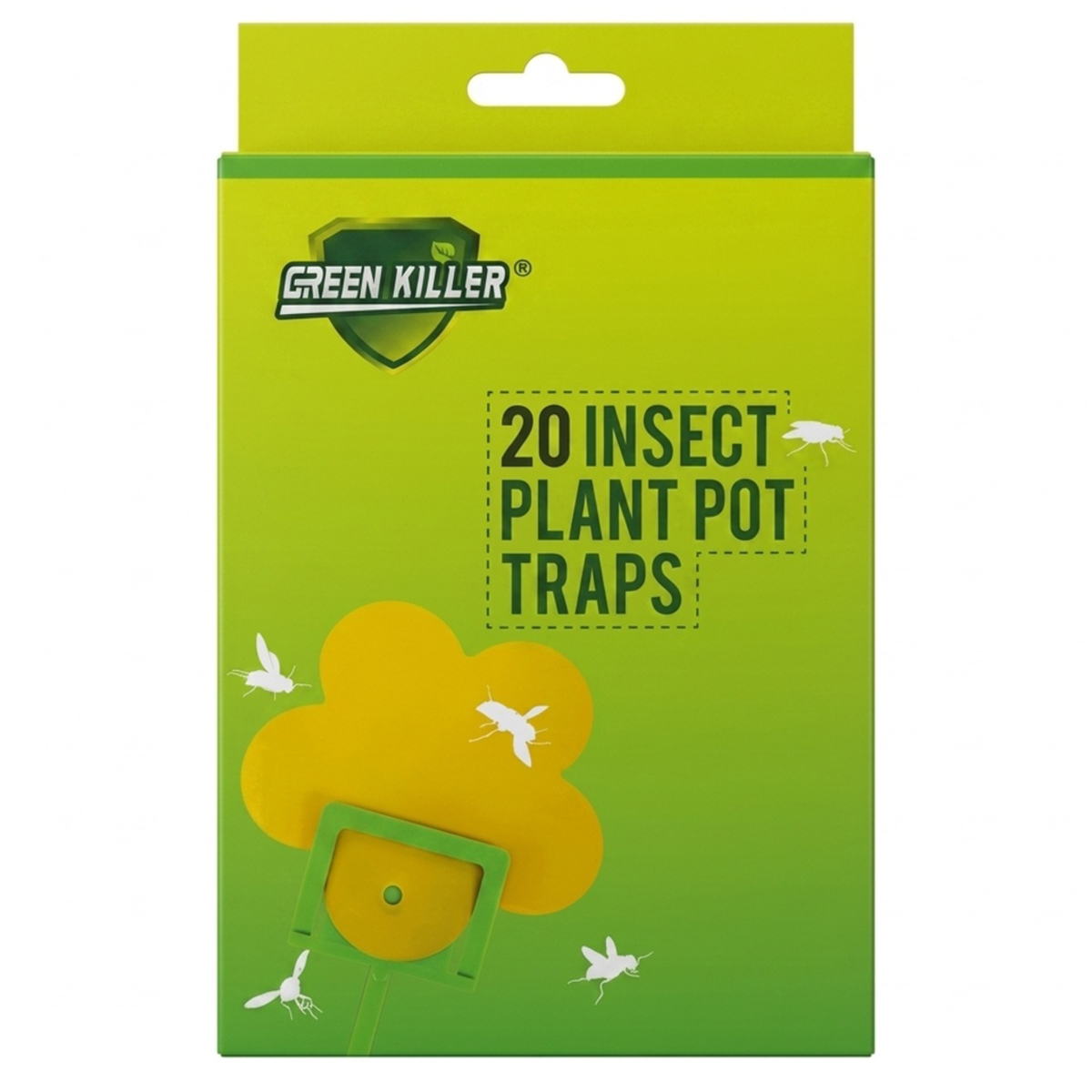 Green Killer Insect Plant Pot Traps 20 Pieces
