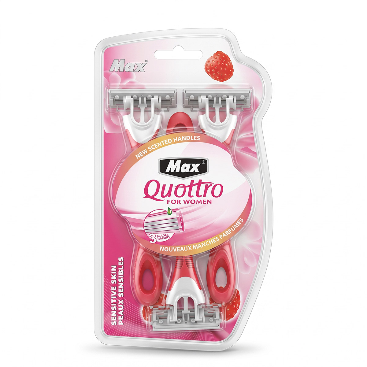 Pearl Max Quottro Razors For Women 1 x 3 Pieces