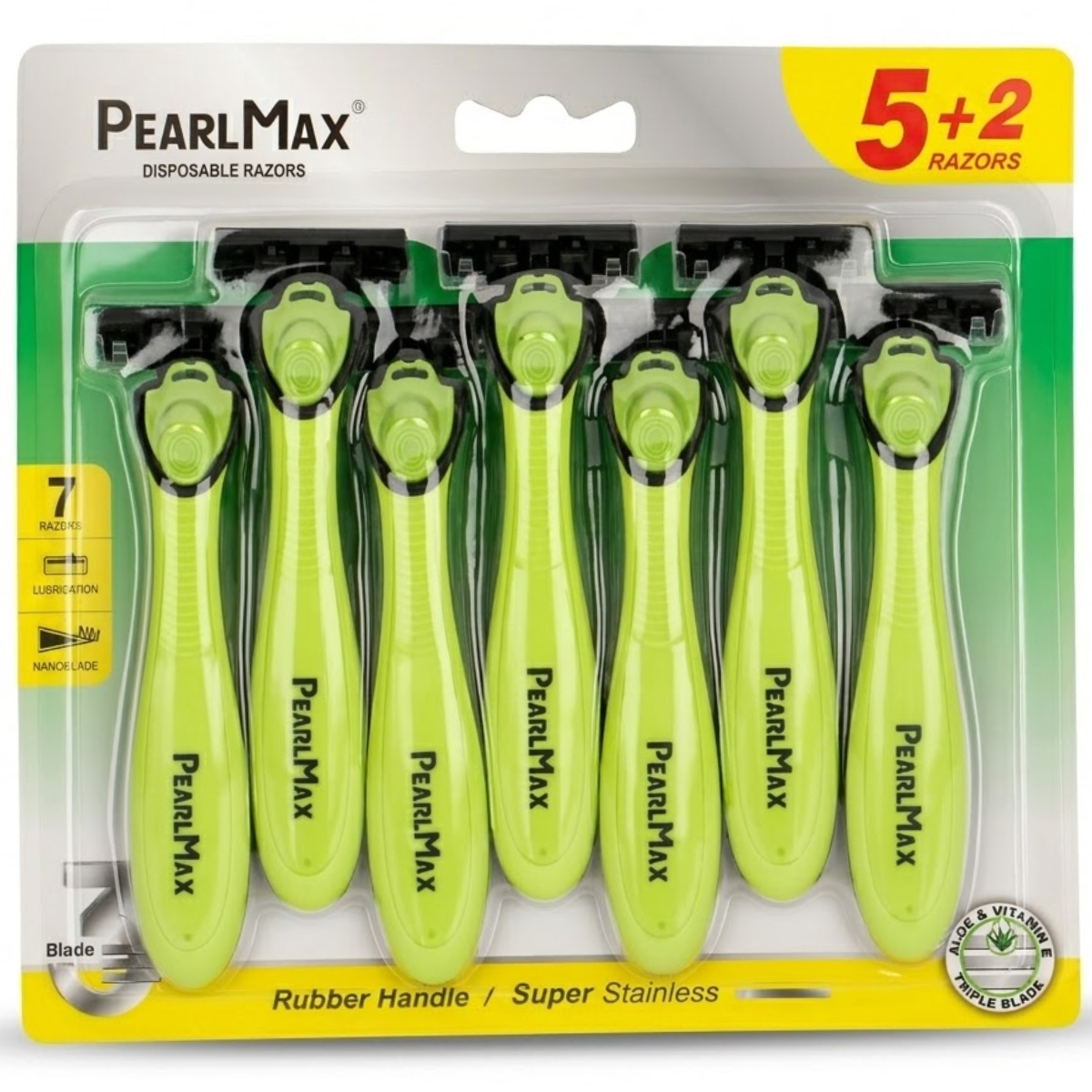 PearlMax Disposable Razors 7 Pieces