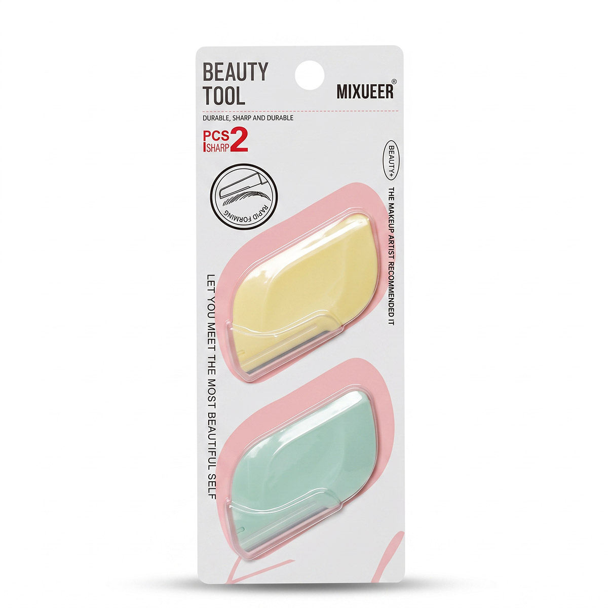 Mixueer Beauty Tool Eyebrow Razer 1 x 2 Pieces
