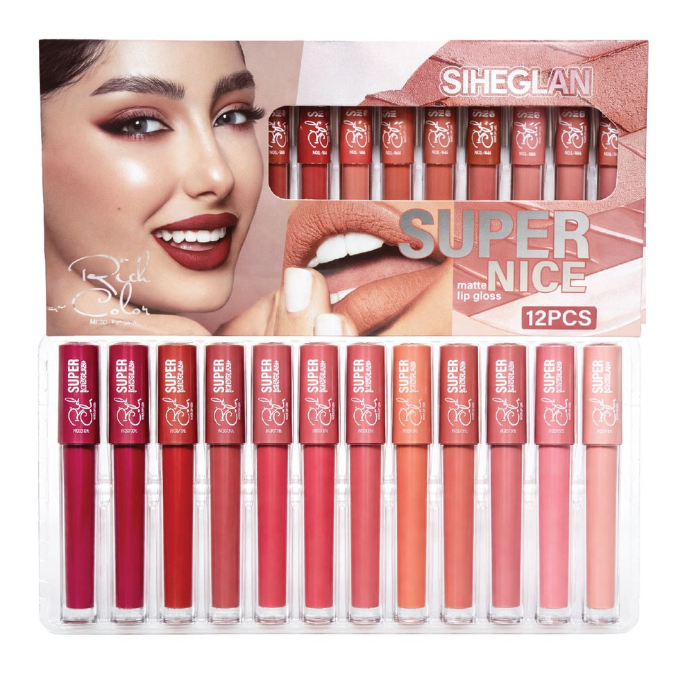 Siheglan Lip Gloss Set 12 Pieces