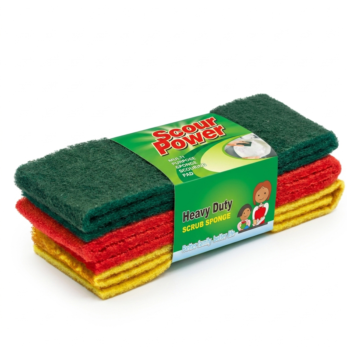 Scour Power Heavy Duty Scrub Sponge