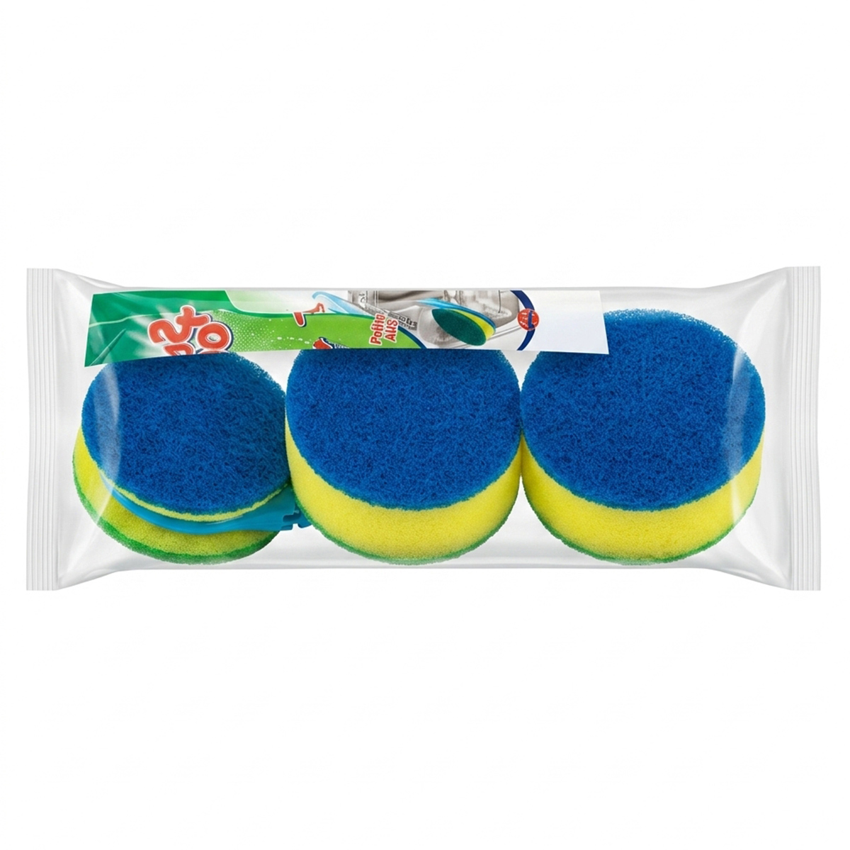 Scour Power Heavy Duty Scrub Sponge Set 4 Pieces