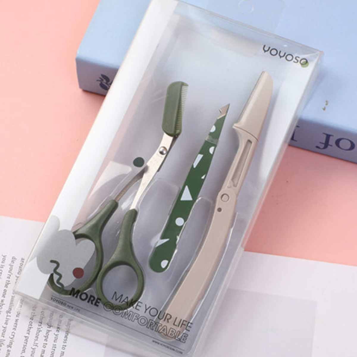 Scissor Set With Comb & Razor