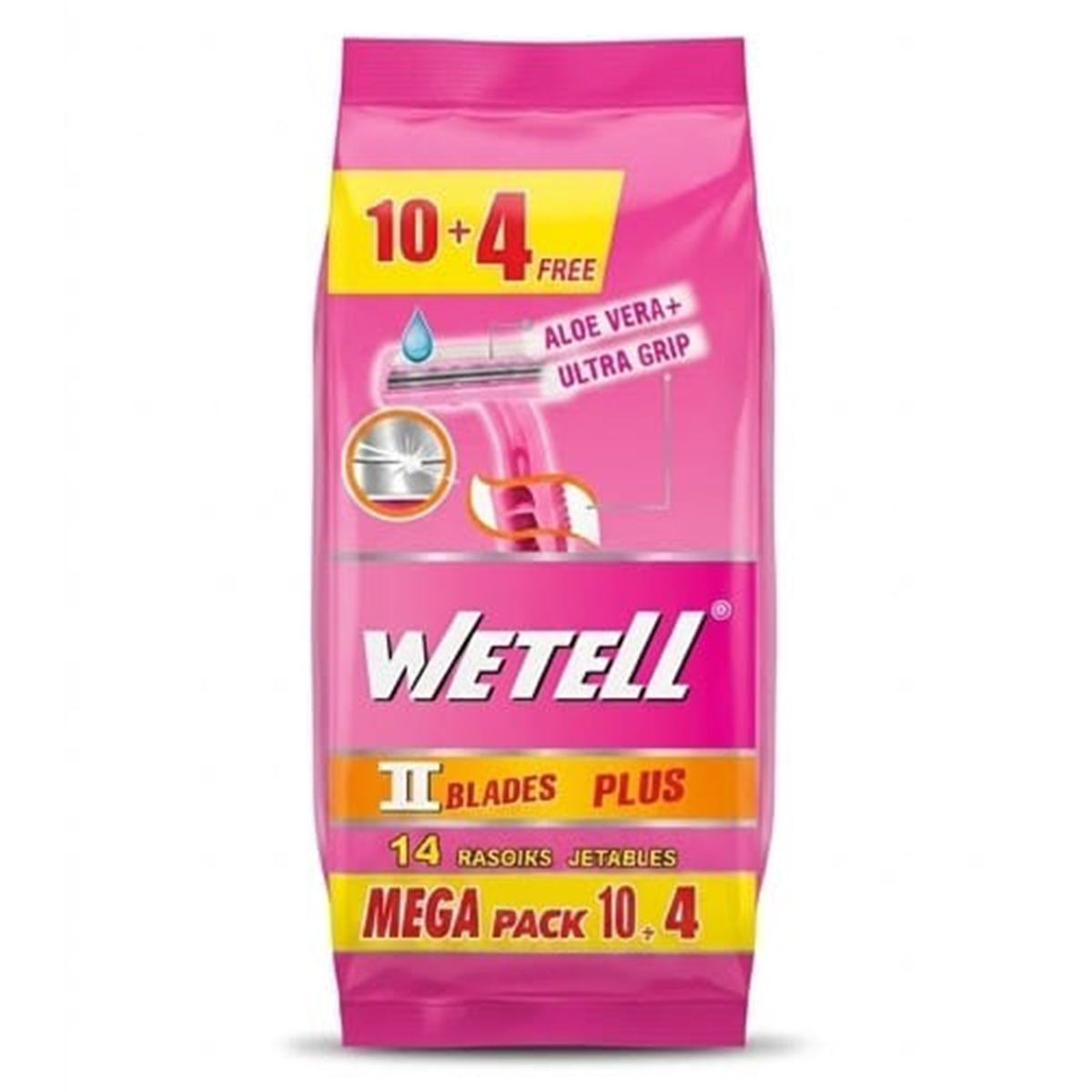 Wetell Razors Ii Blades Plus 14 Pieces Mega Pack